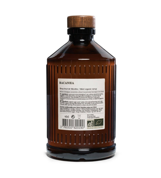 Sirop de Menthe Brut Biologique - 400 ml