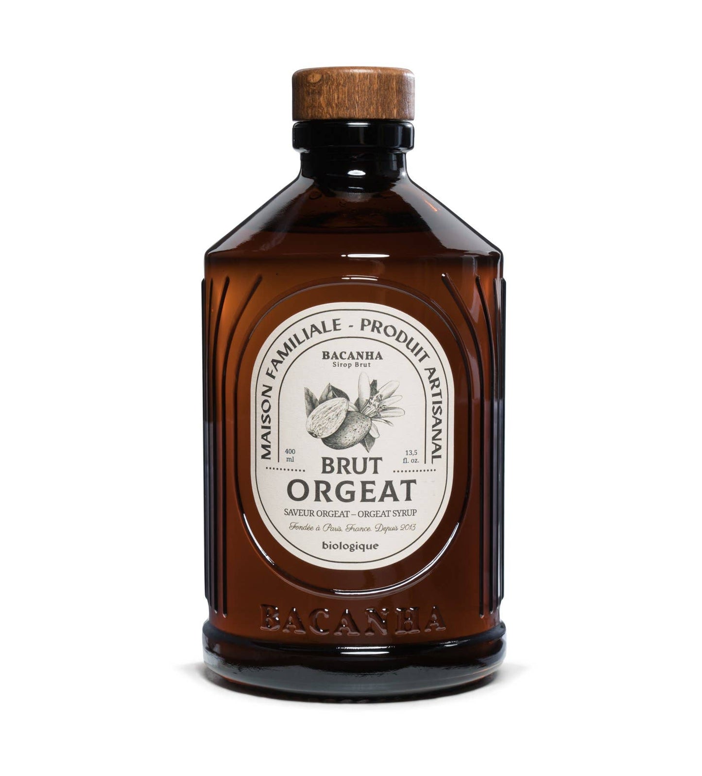 Sirop d'Orgeat Brut Biologique - 400 ml