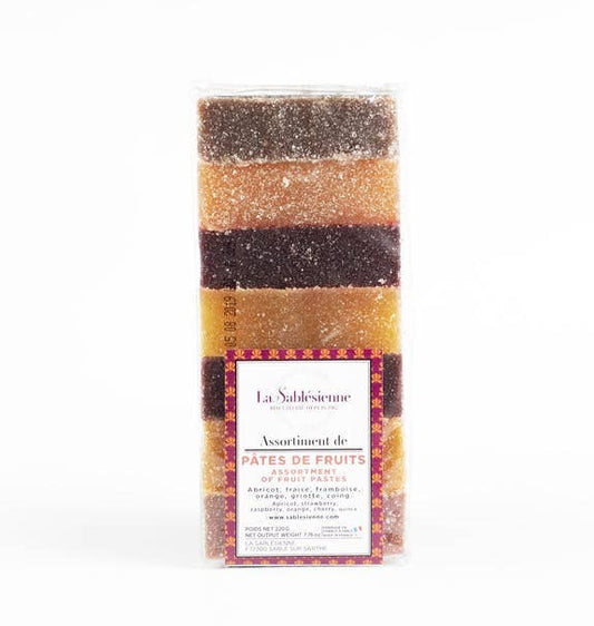 Assortiments de pâtes de fruits