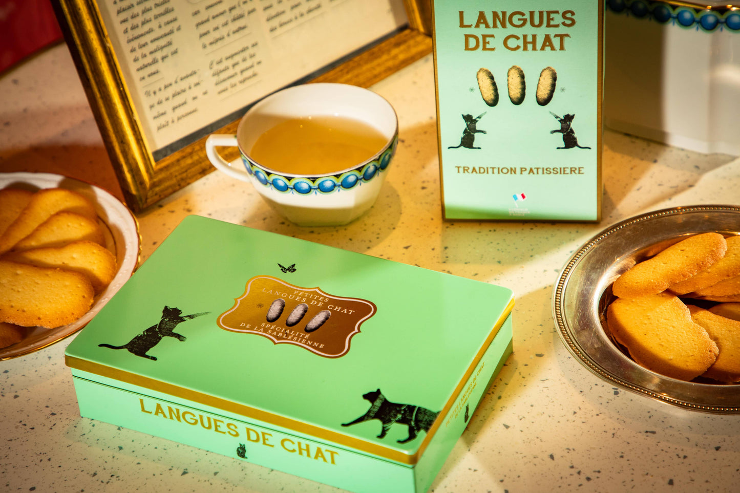 Biscuits langues de chat pâtissières - boite carton 120g