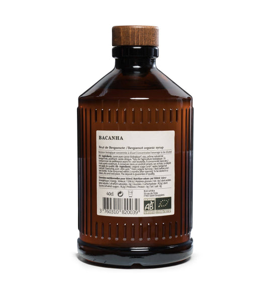 Sirop de Bergamote Brut Biologique - 400 ml