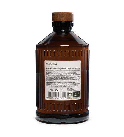 Sirop de Gingembre Brut Biologique - 400 ml
